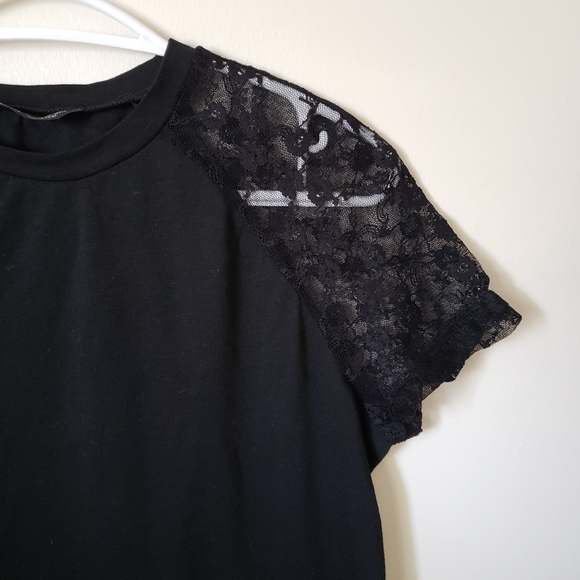 Shein Black T Large Lace - Picture 2 of 7